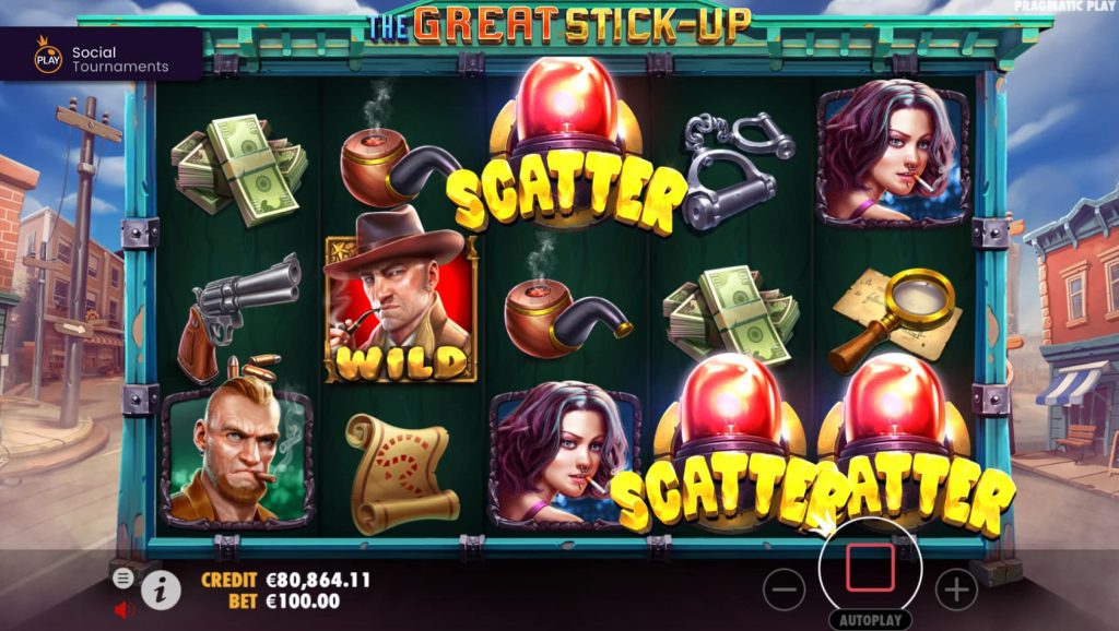 The Great Stick-Up gameplay